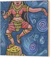 Dancing Parvati Wood Print