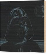 Darth Vader Study Wood Print