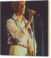 David Bowie Hot Pants Wood Print
