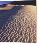 Death Valley Dune Wood Print