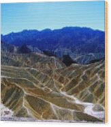 Death Valley Moguls Wood Print