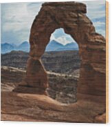 Delicate Arch Wood Print