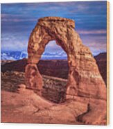 Delicate Arch Wood Print