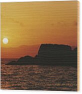 Dent Island Sunset Wood Print