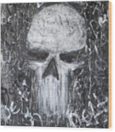 Destructive Death Wood Print