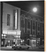 Devon Theatre, 1979 Wood Print