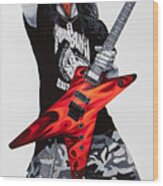 Dimebag Forever Wood Print