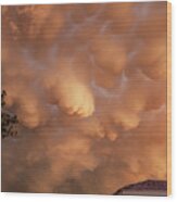 Dimmit Storm Mammatus Wood Print