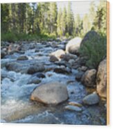 Dinkey Creek 10 Wood Print