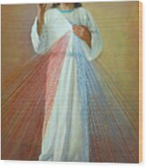 Divine Mercy - Jesus I Trust In You Wood Print