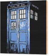 Doctor Who Tardis Wood Print