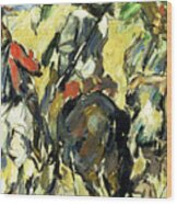Don Quixote, View From The Back Wood Print