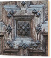 Door Fragment Of The Church Of The Jacobins Wood Print
