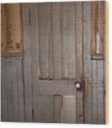 Doors Of Bannack 3 Wood Print