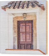 Doorway Of Portugal Wood Print