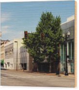 Downtown Huntington West Virginia Wood Print