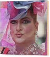 Drag Queen Gay  Pride Parade Nyc 6 27 10 Wood Print