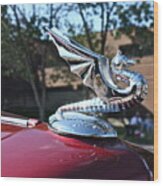 Dragon Hood Ornament Wood Print