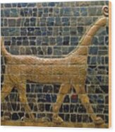 Dragon Of Marduk - On The Ishtar Gate Wood Print