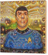 Dream Deeply Mr Spock Wood Print