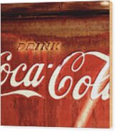 Drink Coca-cola Wood Print