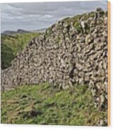 Dry Stone Wall In The Yorkshire Dales Wood Print