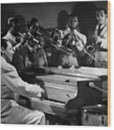 Duke Ellington And His Famous Orchestra Wood Print