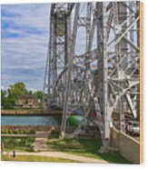 Duluth Aerial Lift Bridge Wood Print