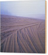Dune Patterns Wood Print