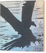 Eagle Wings Wood Print