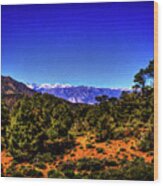 Eastern Sierras From The White Mountains Wood Print