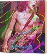 Eddie Van Halen Jump Wood Print