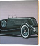 Edsel Ford Model 40 Special Speedster 1934 Painting Wood Print