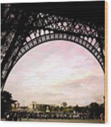 Eiffel Big Screen Paris Wood Print