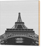 Eiffel Tower Perspective Wood Print