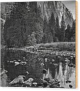 El Capitan Yosemite National Park Wood Print