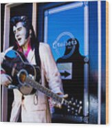 Elvis Tribute In Williams Az Wood Print