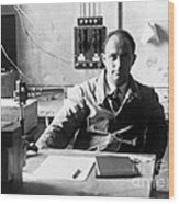 Enrico Fermi, Italian-american Physicist Wood Print