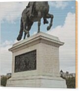 Equestrian Statue Of King Henri Iv Wood Print