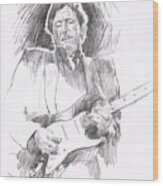 Eric Clapton Blackie Wood Print