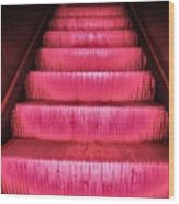 Escalier Wood Print