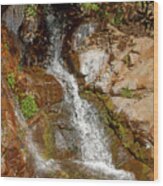 Etiwanda Waterfalls Wood Print