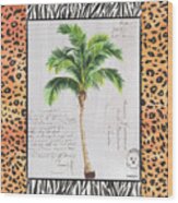 Exotic Palms 1 Wood Print