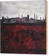 Extract Of Industry Wood Print