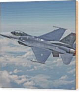 F16 - Fighting Falcon Wood Print
