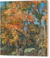 Fall Glory Wood Print