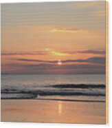 Fanore Sunset 3 Wood Print