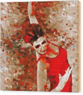 Female Dream Dancer Wood Print