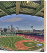 Fenway Park Interior Wood Print