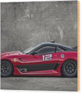 Ferrari 599 Xx Wood Print